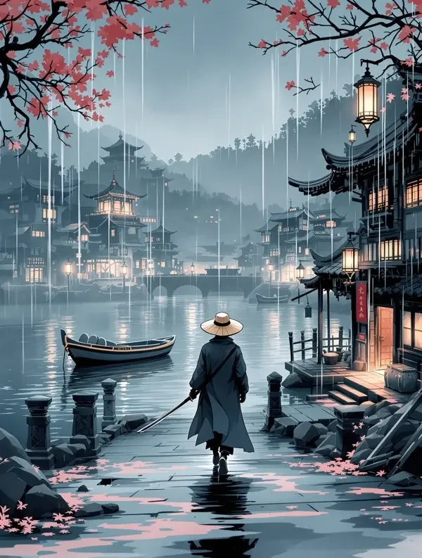 江湖夜雨 - 香焦漫画漫画封面